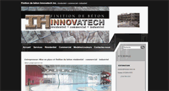 Desktop Screenshot of finitiondebetoninnovatech.com